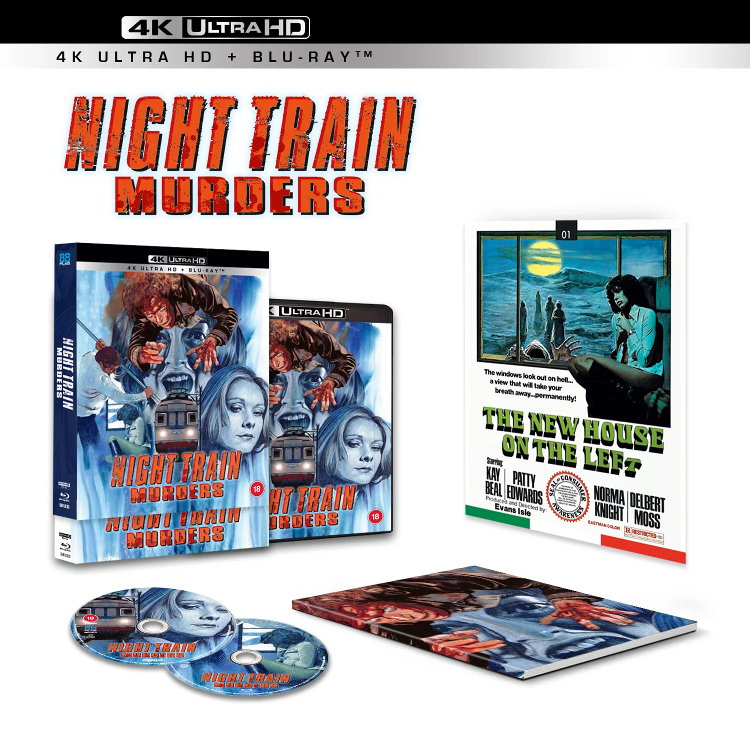 Night Train Murders - Deluxe Limited Edition Dual Format (UHD + Blu-ray) The Italian Collection 01 - Image 3